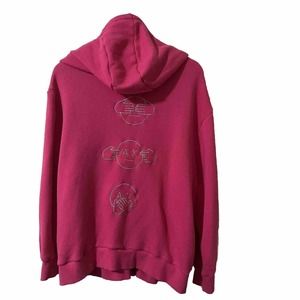 Armani Exchange Women's No Evil Cotton Fleece, Hooded Sweatshirt Size XL